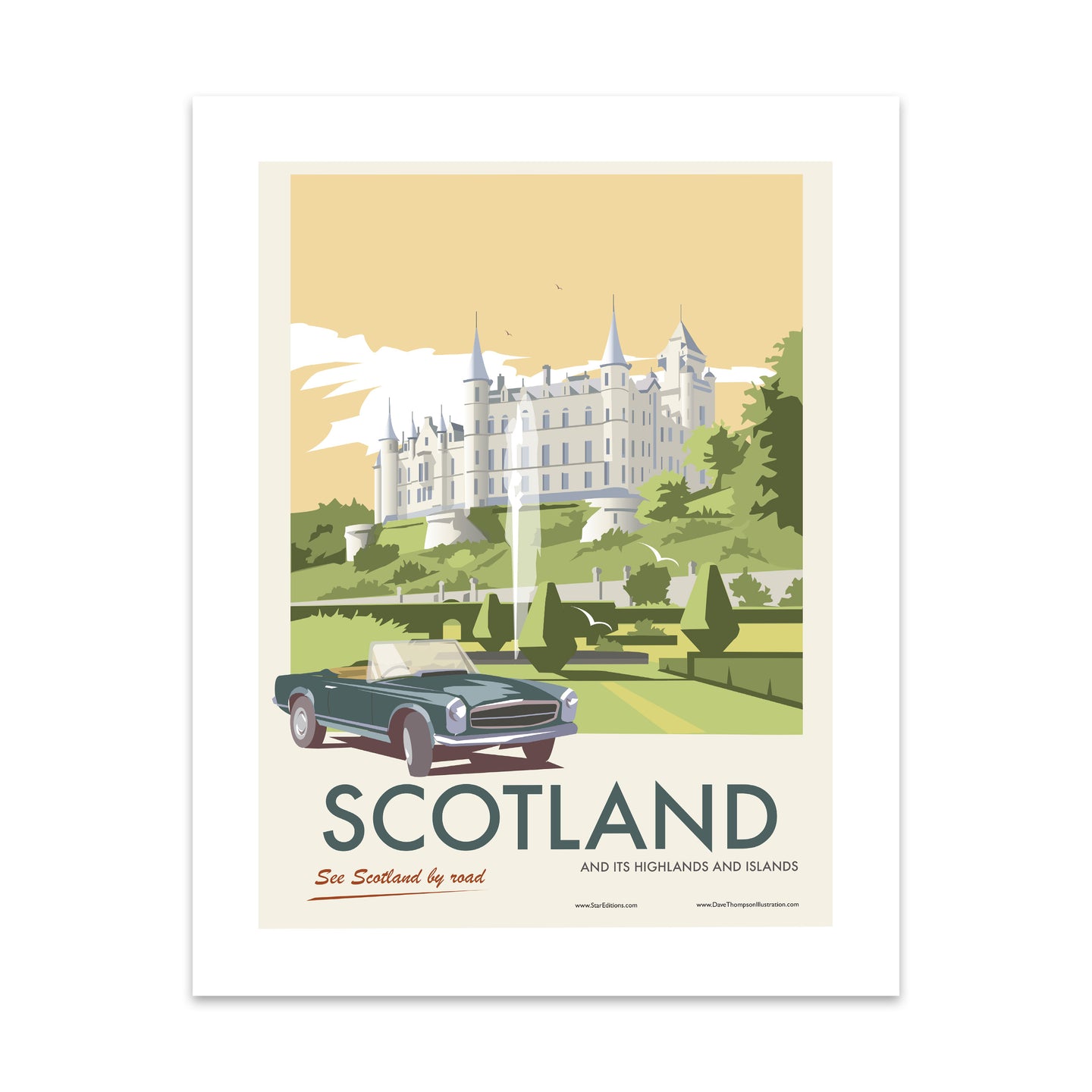 Scotland By Road 4 Art Print