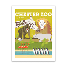 Load image into Gallery viewer, Chester Zoo, Cheshire Art Print
