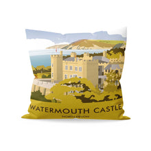 Load image into Gallery viewer, Watermouth Castle, North Devon Cushion
