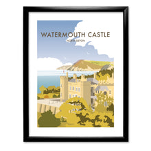 Load image into Gallery viewer, Watermouth Castle, North Devon Art Print
