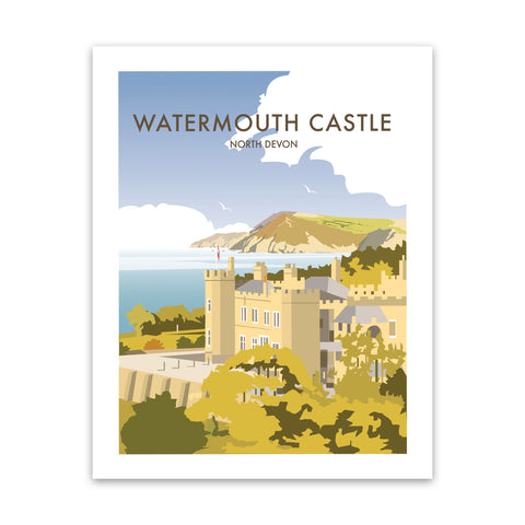 Watermouth Castle, North Devon Art Print