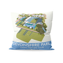 Load image into Gallery viewer, Devonshire Park, Lawn Tennis Club, Eastbourne Cushion
