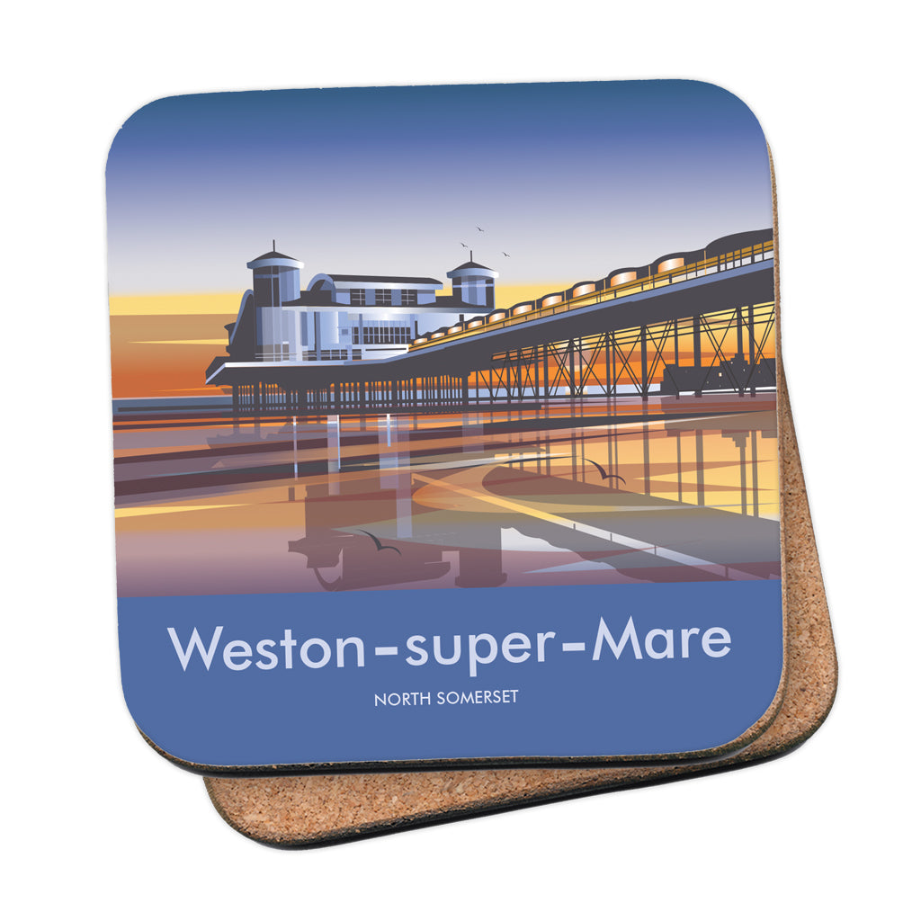 Weston-super-Mare - Cork Coaster